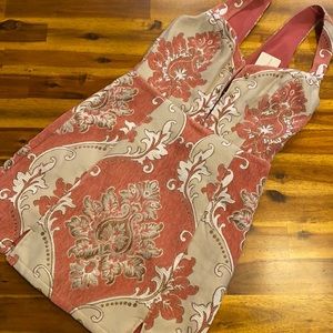 for love and lemons pink brocade tapestry mini dress - size small (4-6)